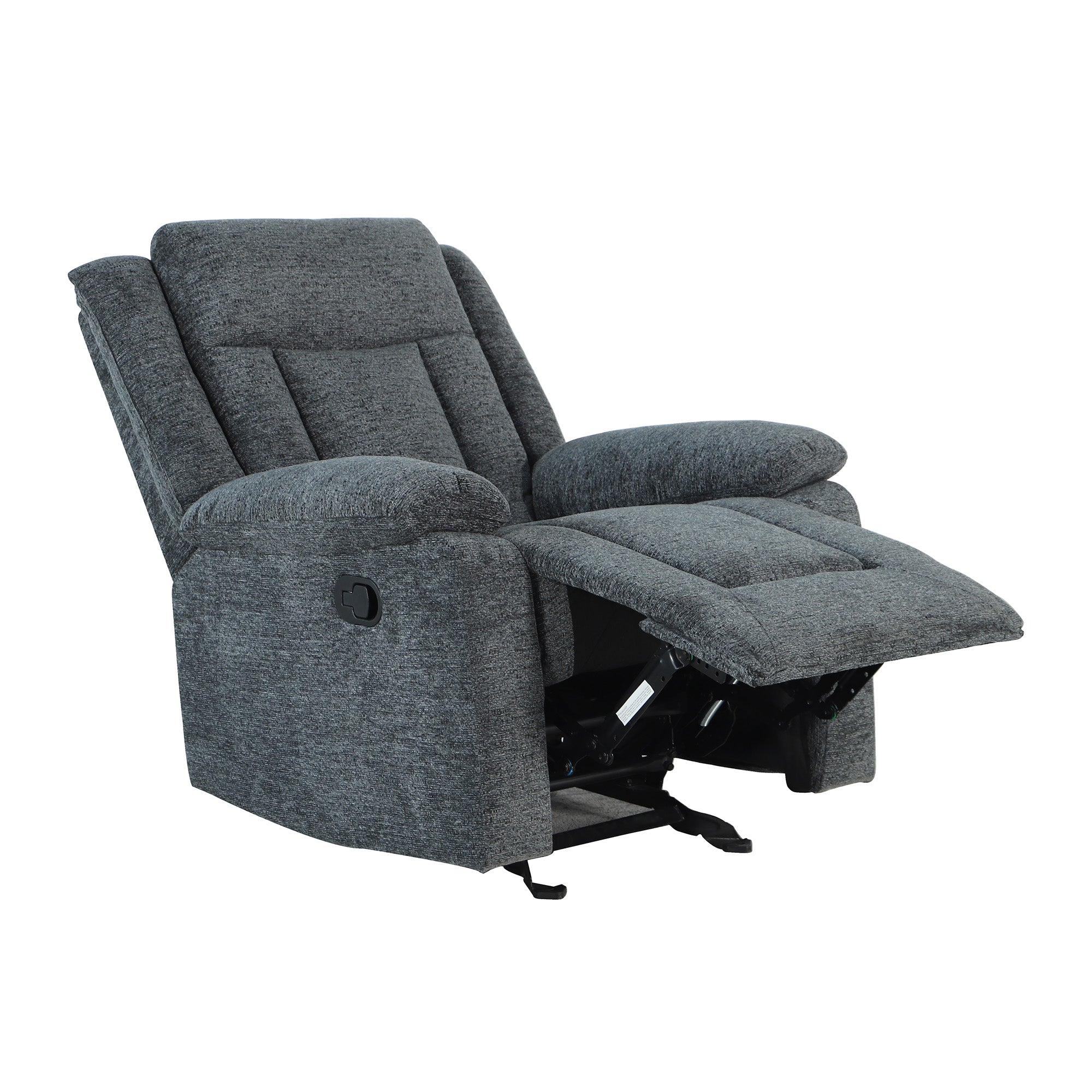 Sillón Reclinable Isabel Velvet Gris Oscuro