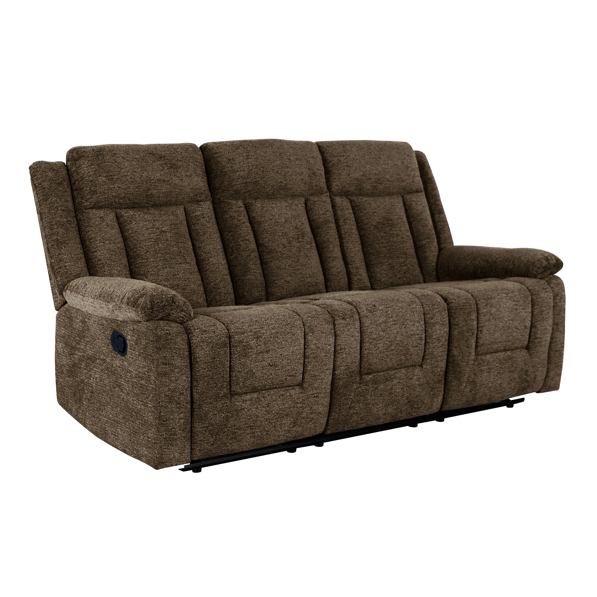 Sofá Reclinable Isabel Velvet Café