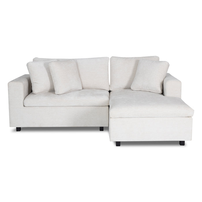 Sala Rinconera Creta Chenille Almendra