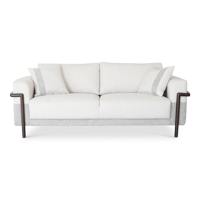 Sofá 3 Puestos Ginebra Lino York Home, Beige, Gris, Natural Oscuro