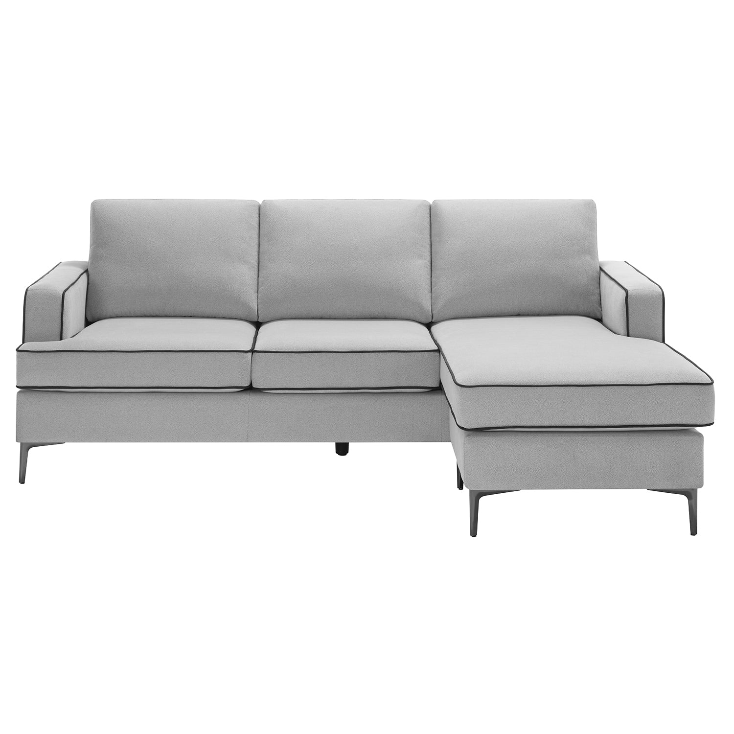 Sala Rinconera Patty Velvet Gris