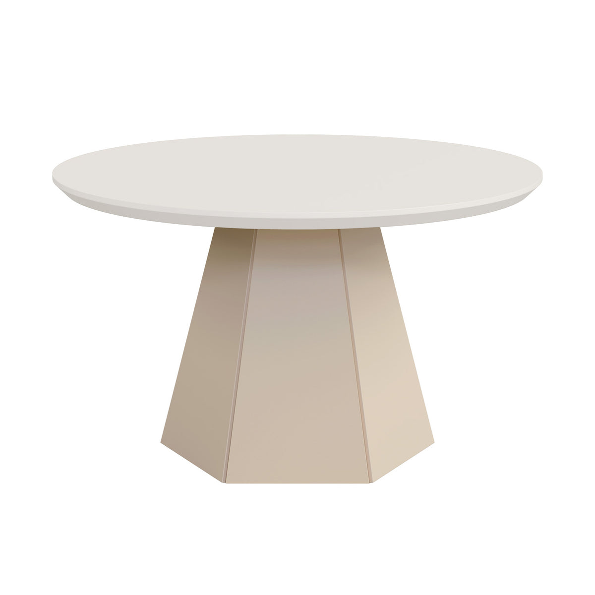 Mesa de Centro Madeira Off White, Champaña