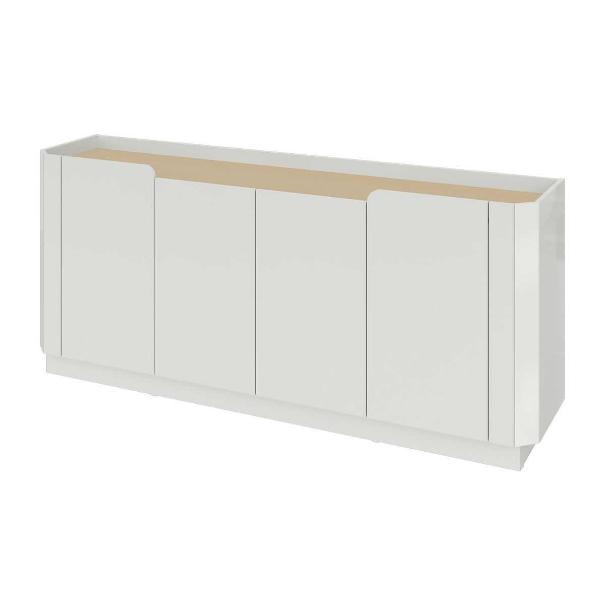 Bifé Adria Off White, Champaña