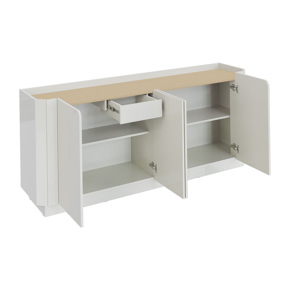 Bifé Adria Off White, Champaña