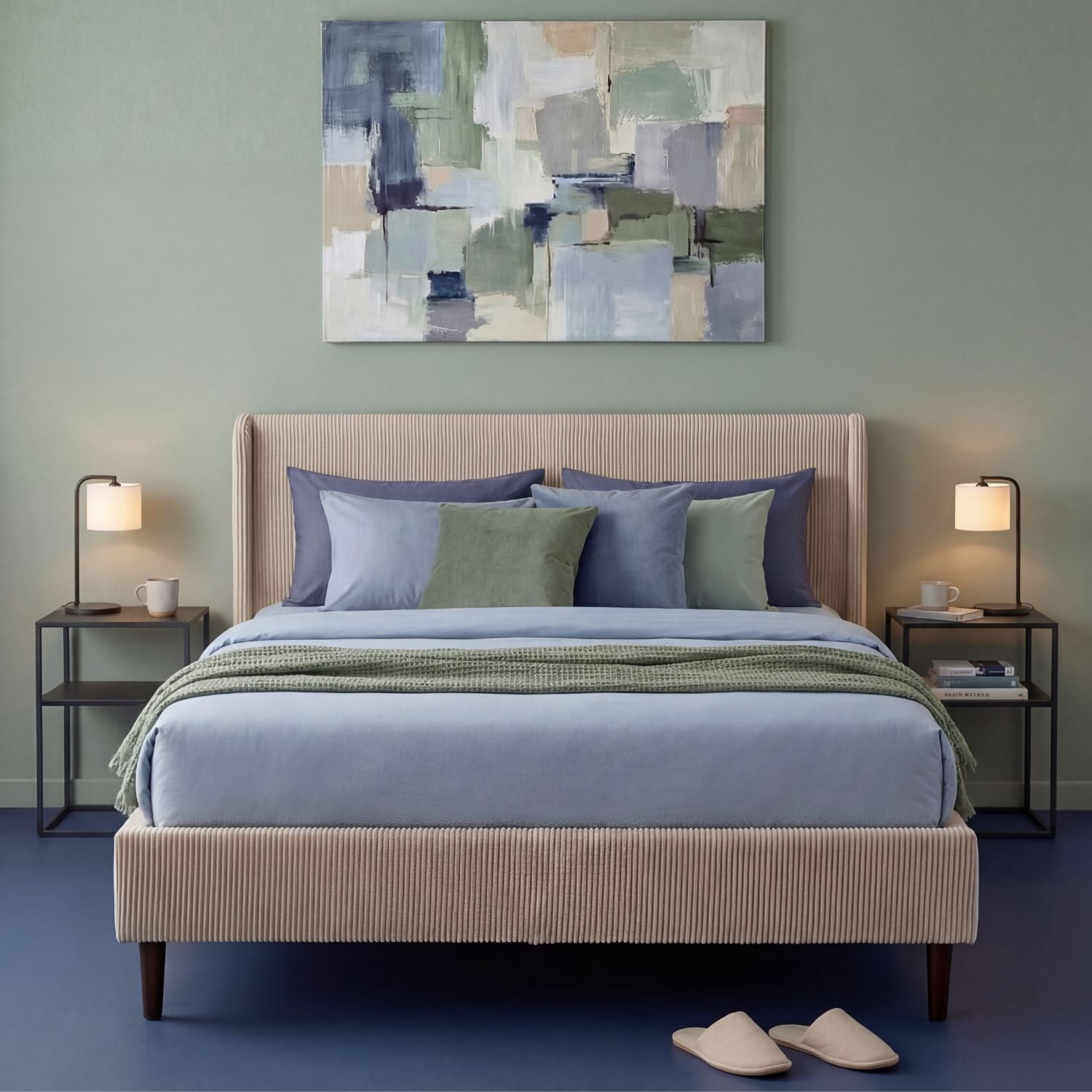 Cama Full Alicante Beige