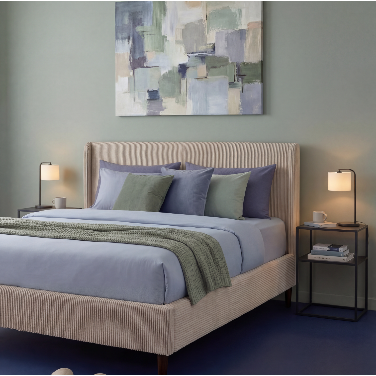 Cama Full Alicante Beige