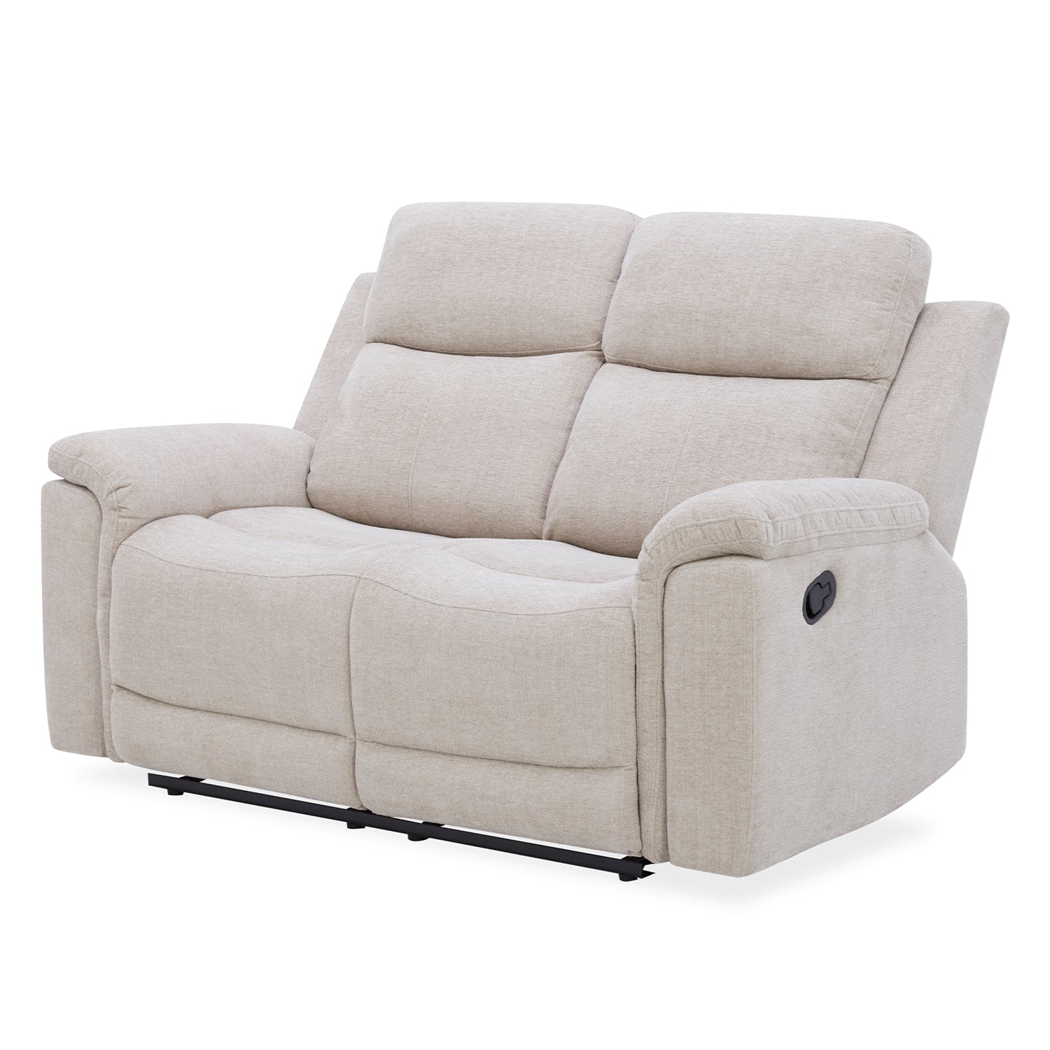 Sofá Reclinable 2 Puestos Chick Lino Beige