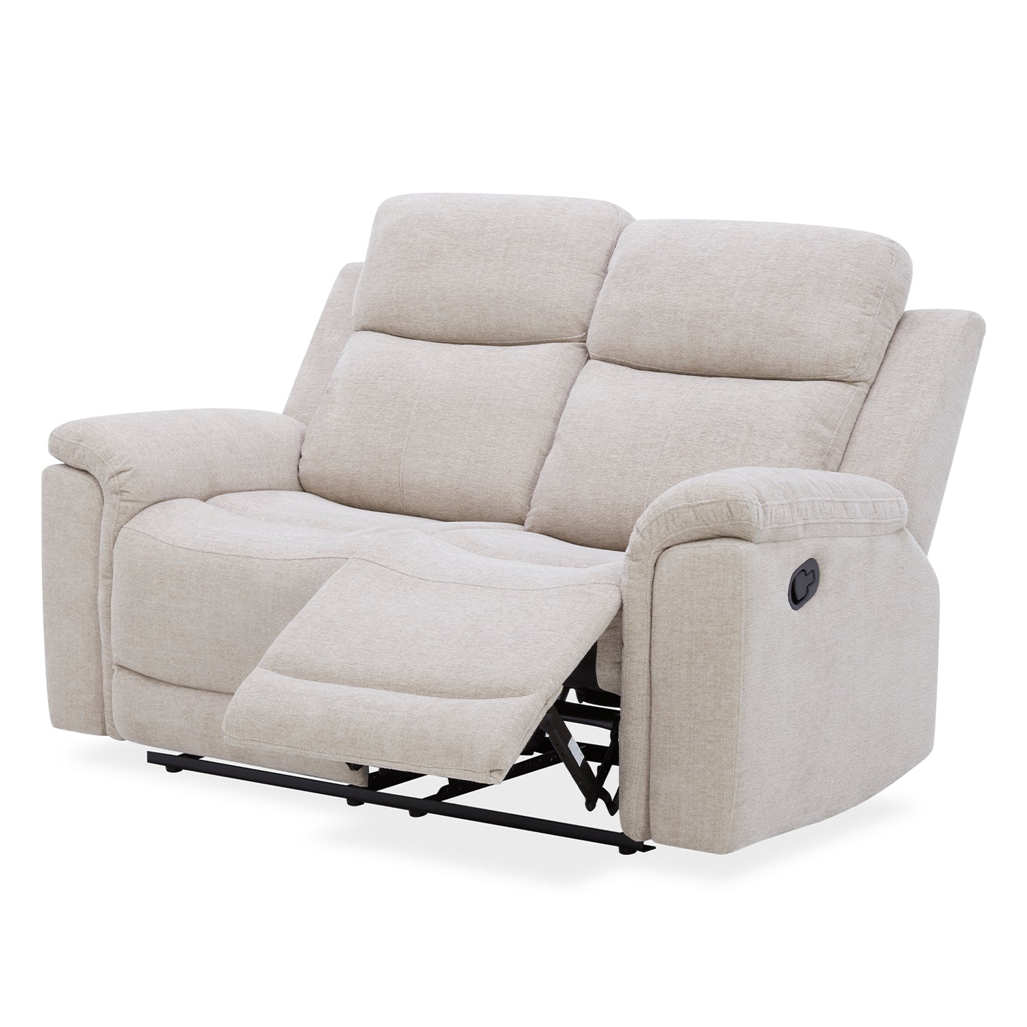 Sofá Reclinable 2 Puestos Chick Lino Beige