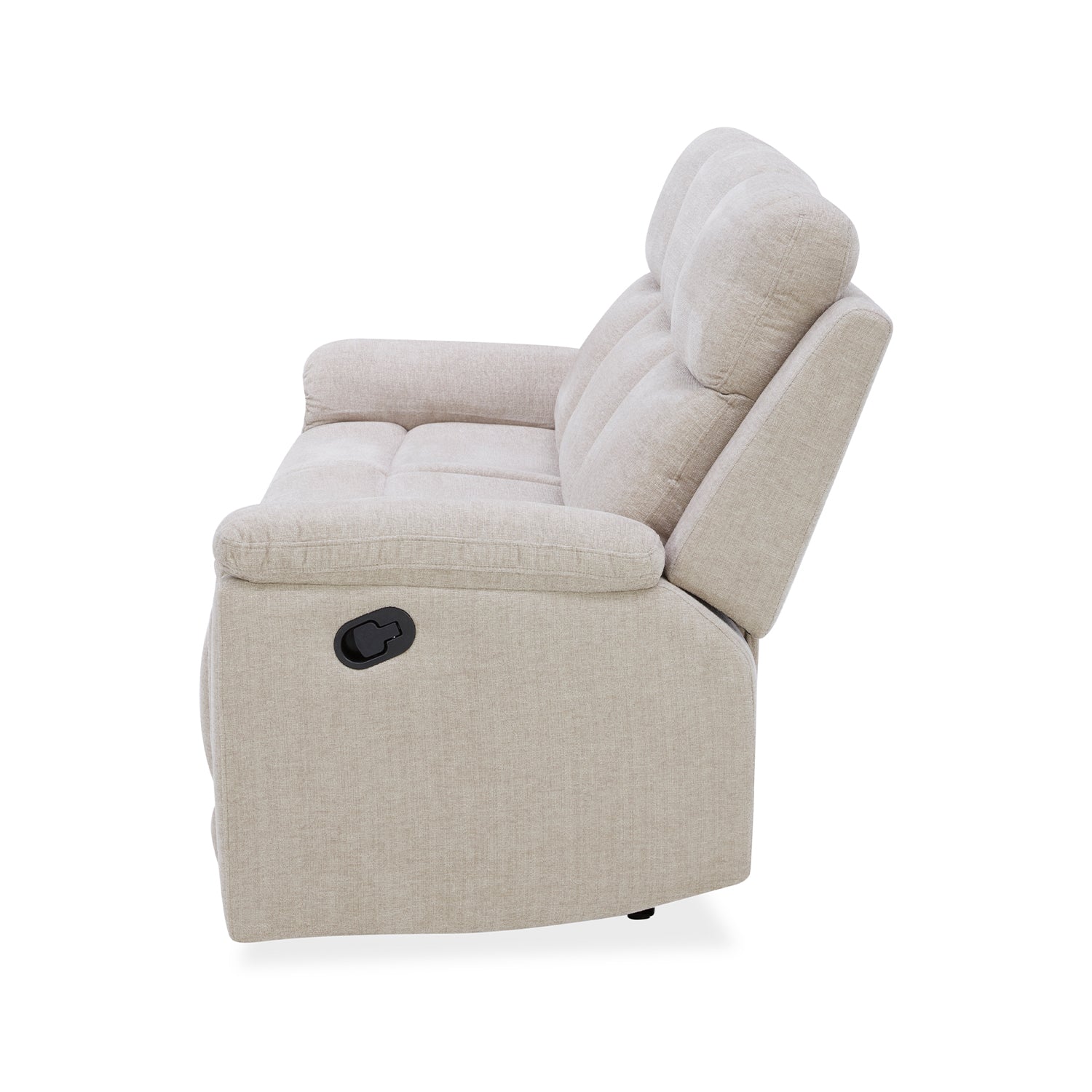 Sofá Reclinable 3 Puestos Chick Lino Beige