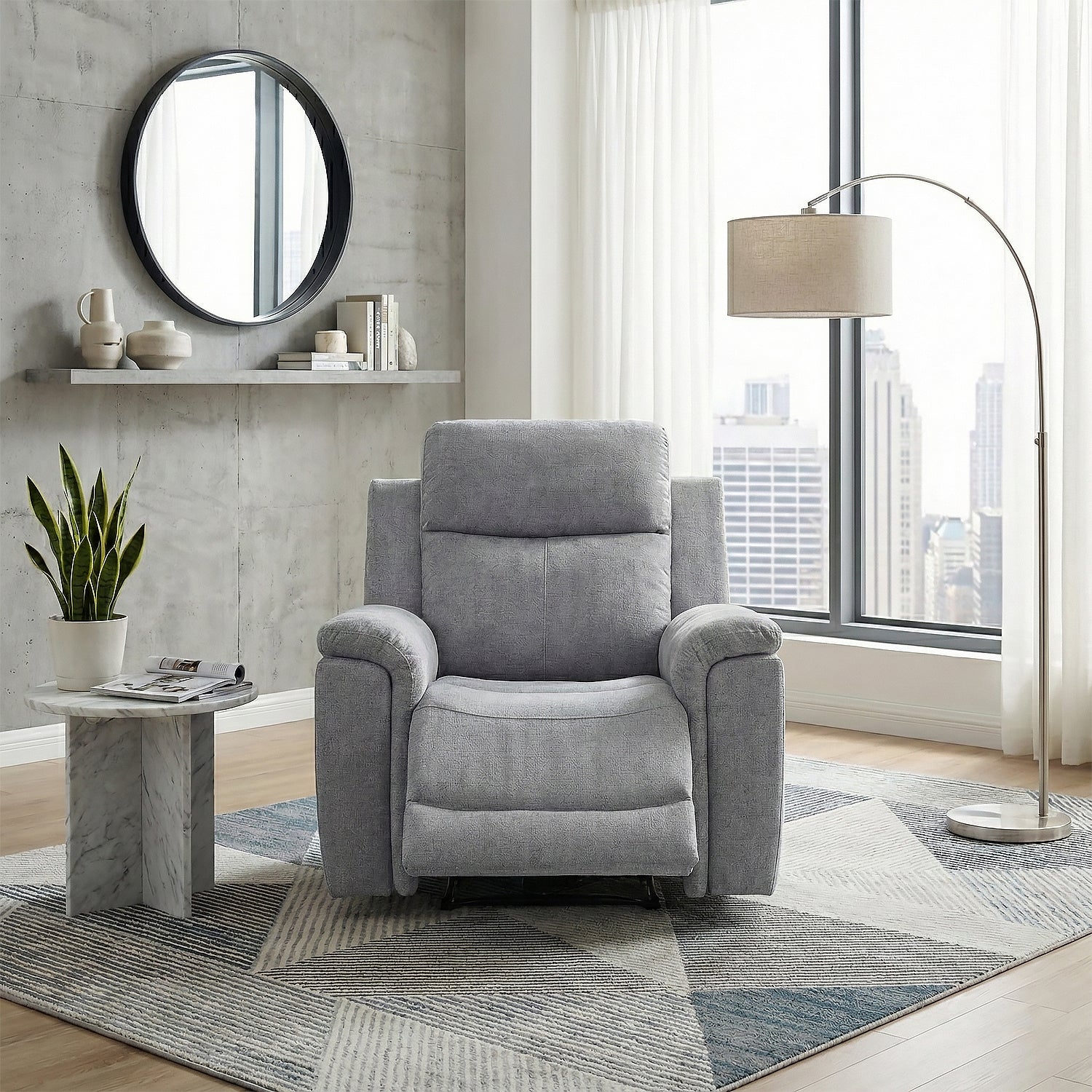 Sillón Reclinable Chick Lino Gris