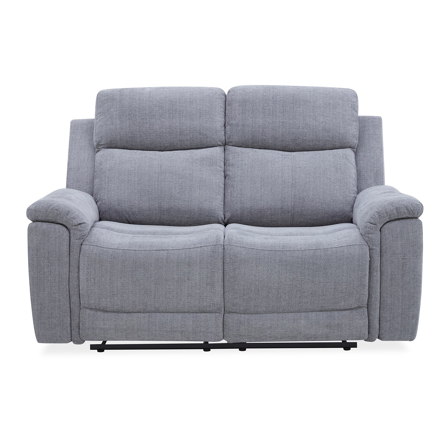 Sofá Reclinable 2 Puestos Chick Lino Gris