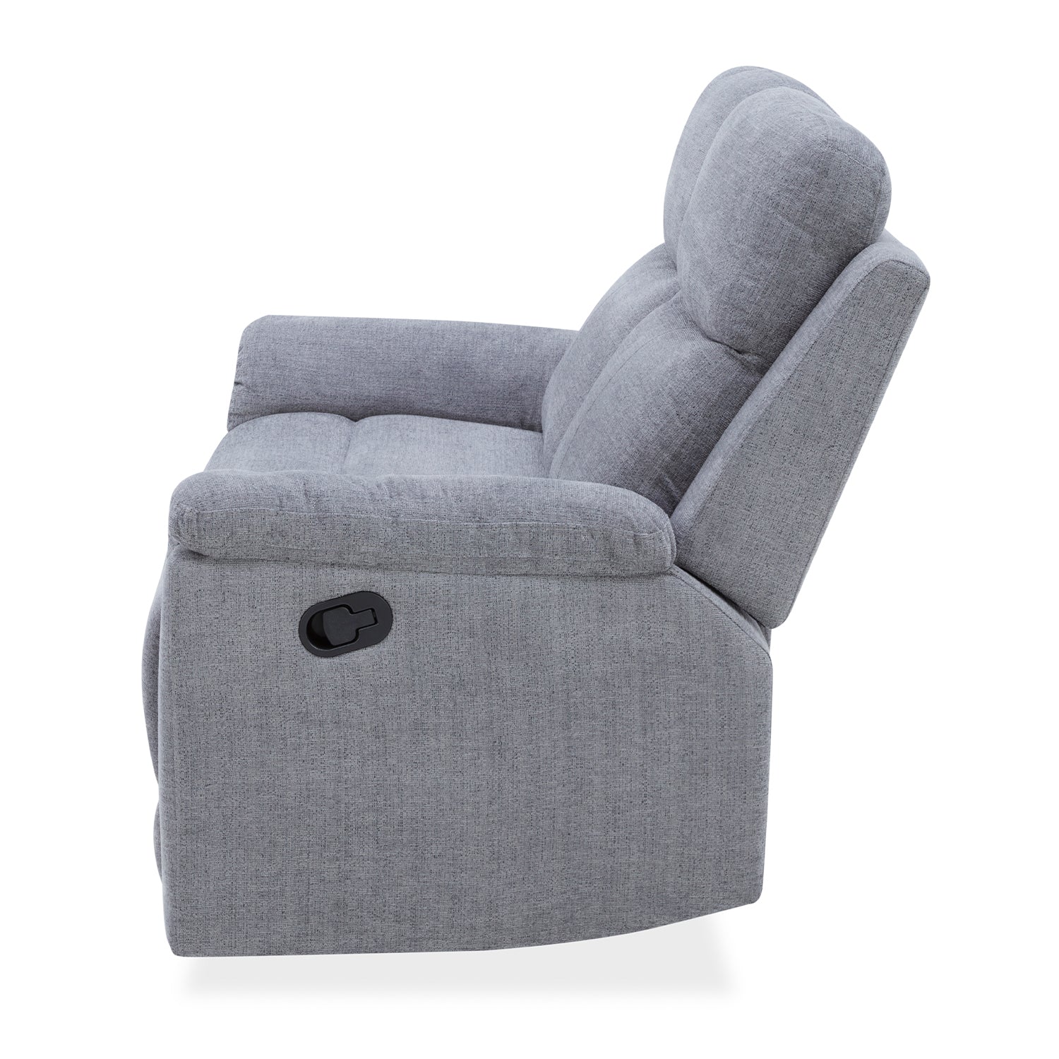 Sofá Reclinable 2 Puestos Chick Lino Gris