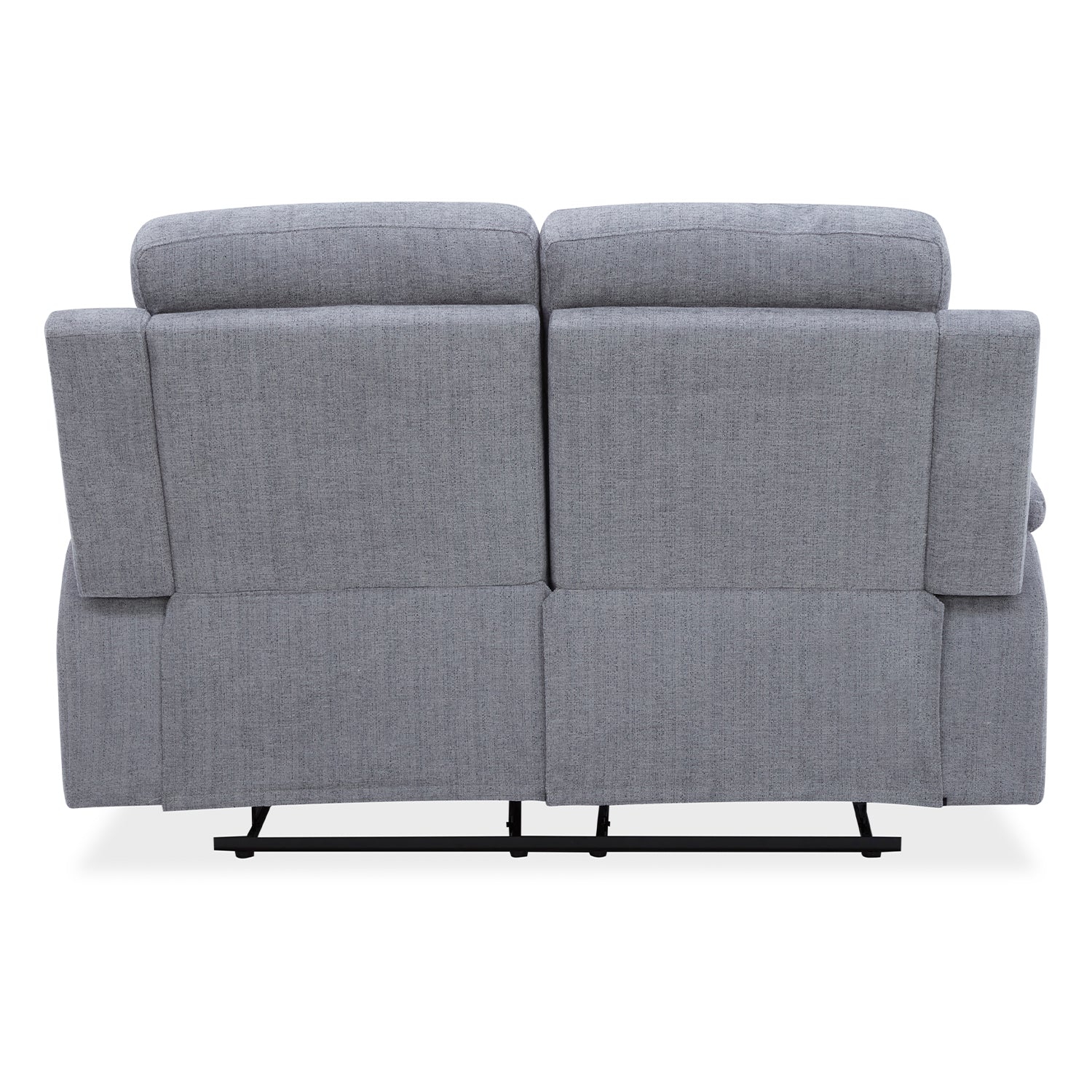 Sofá Reclinable 2 Puestos Chick Lino Gris