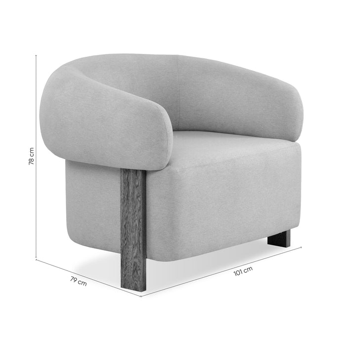 Butaca Sabina Lino York Home Beige, Natural