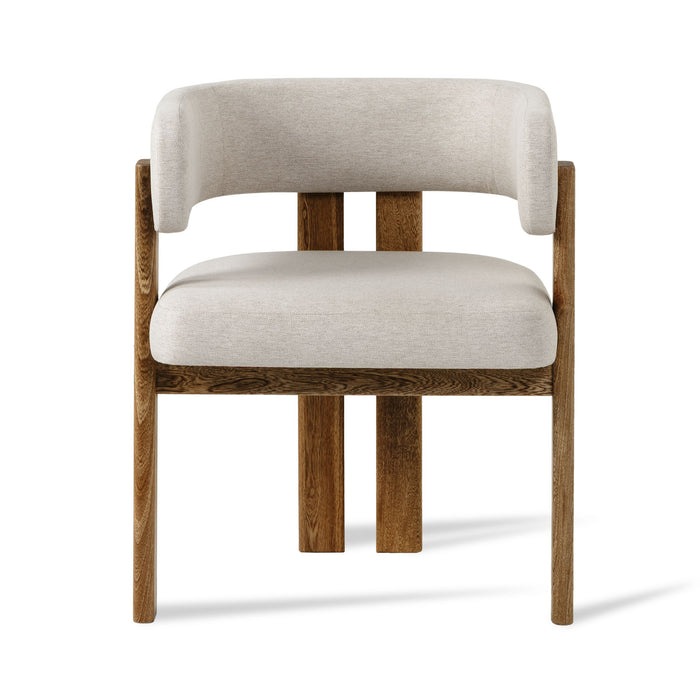 Comedor 6 Puestos Sabina Lino York Home Beige, Natural