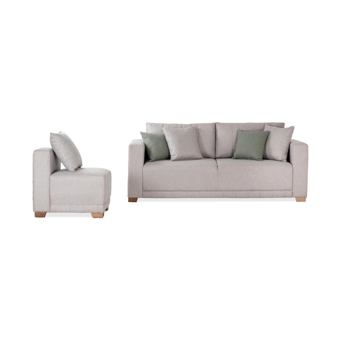 Sala Modular Andora Lino Icono Almendra, Natural