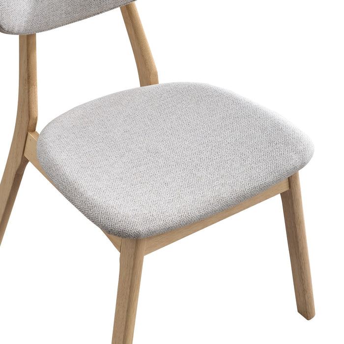 Comedor 4 Puestos Zoe Lino Beige, Natural