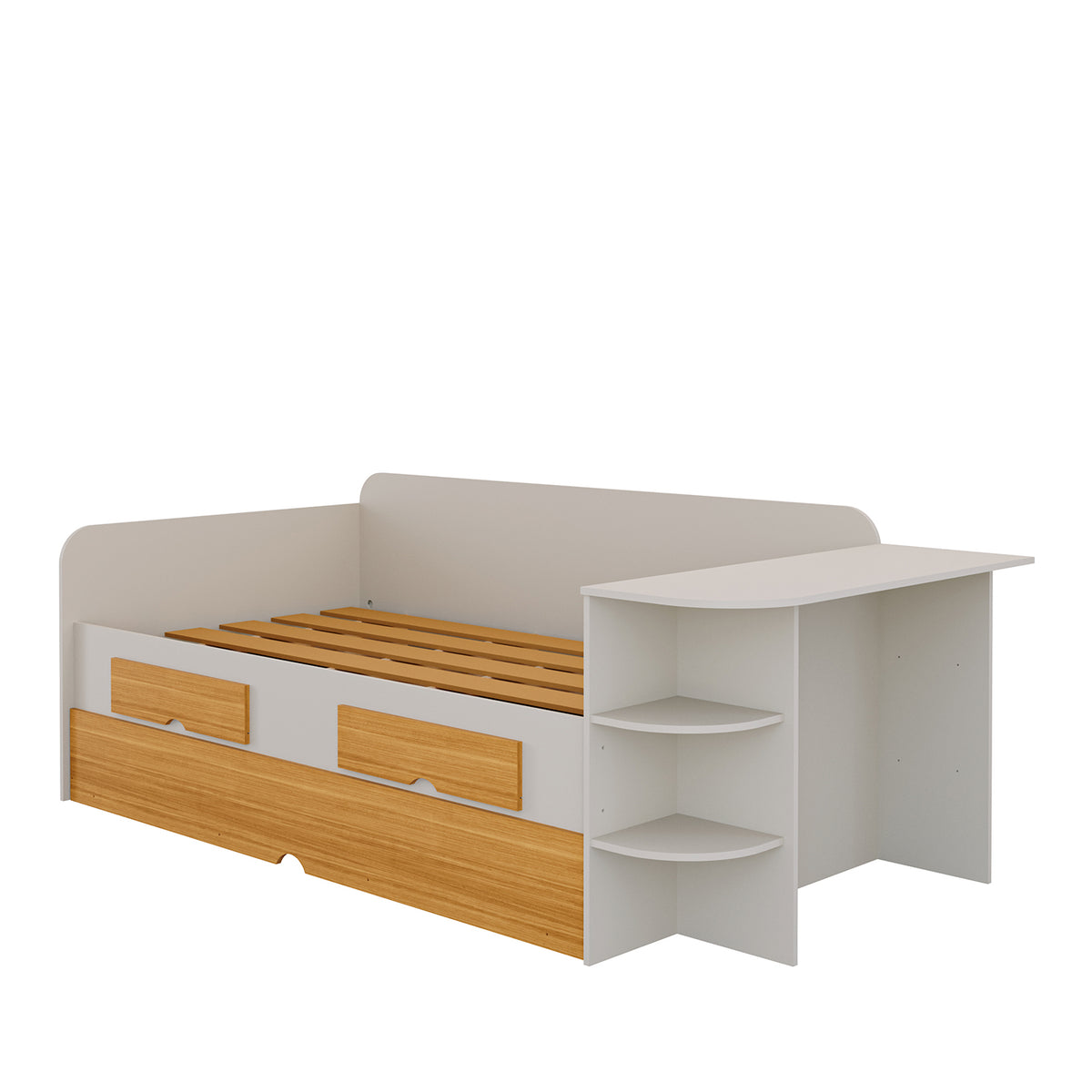 Cama Auxiliar Dúplex Helen Off White, Natural