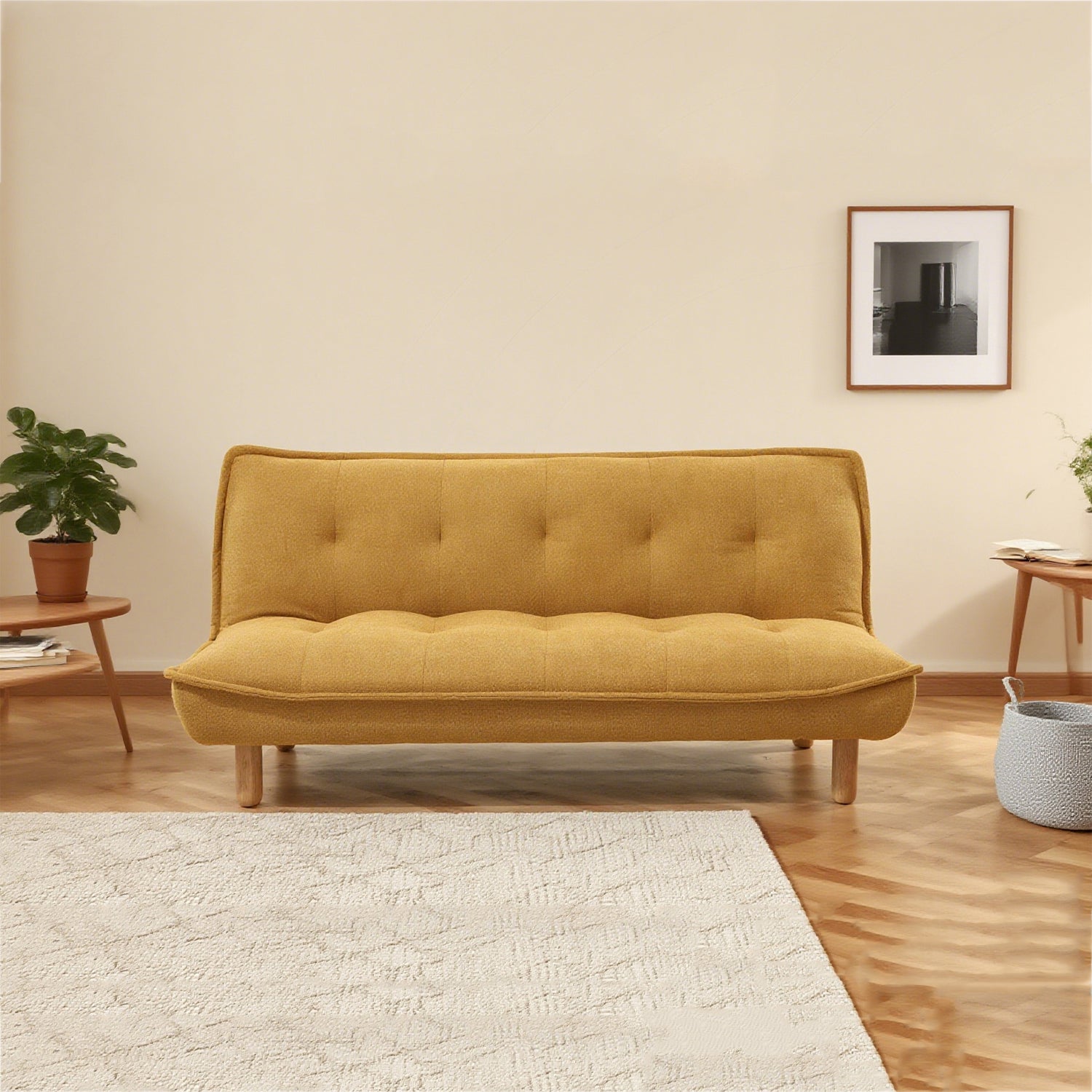 Sofá Cama Ali Boucle Amarillo