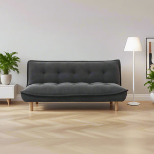 Sofá Cama Ali Boucle Gris Oscuro