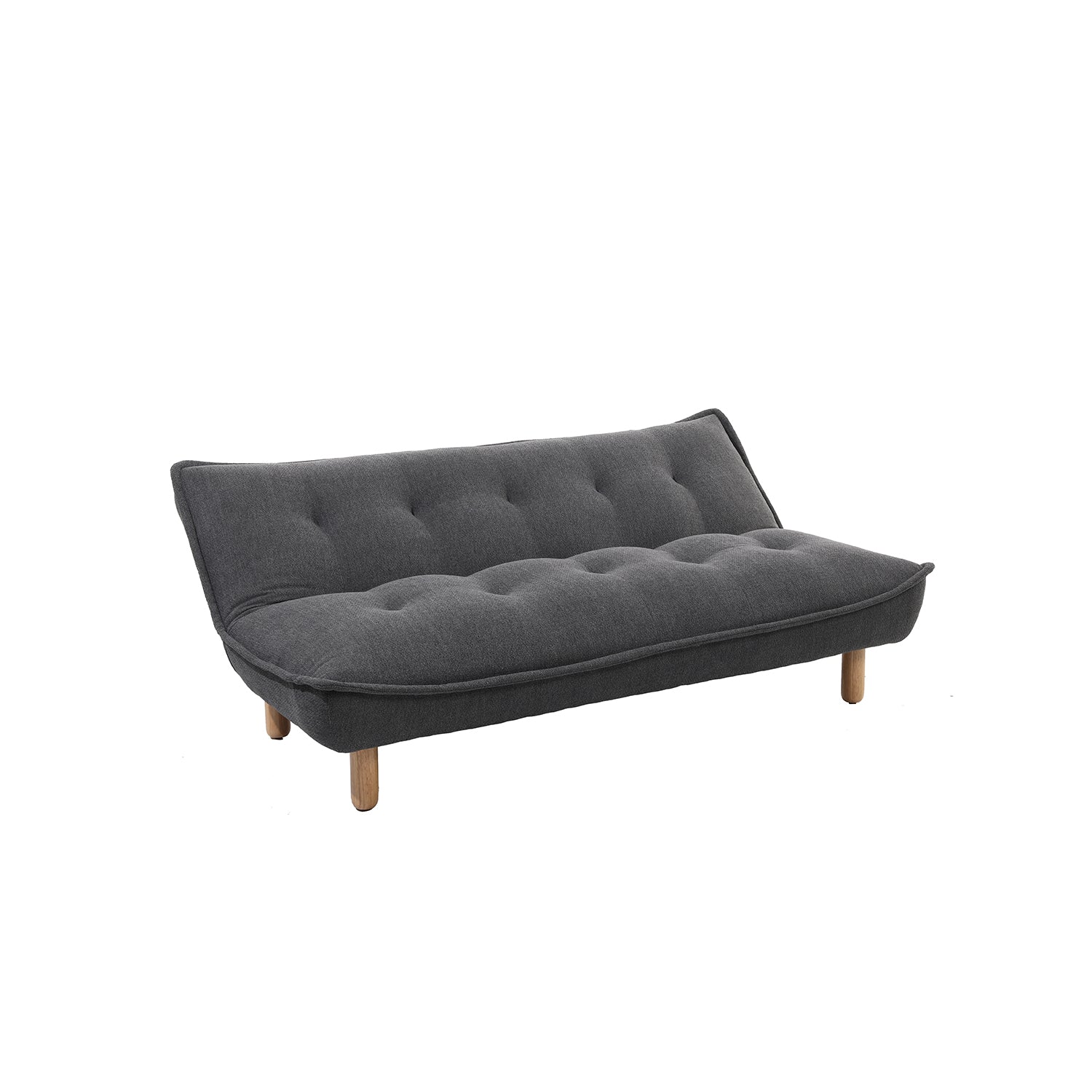Sofá Cama Ali Boucle Gris Oscuro