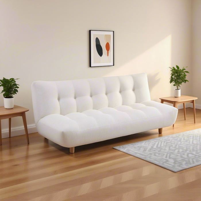 Sofá Cama Abby Boucle Crema