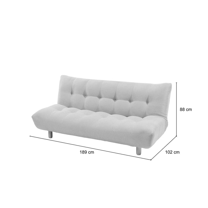 Sofá Cama Abby Boucle Crema