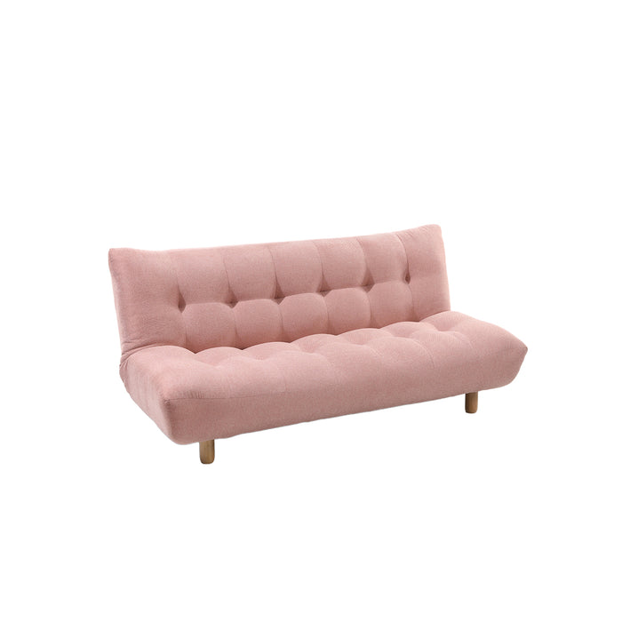 Sofá Cama Abby Boucle Rosado