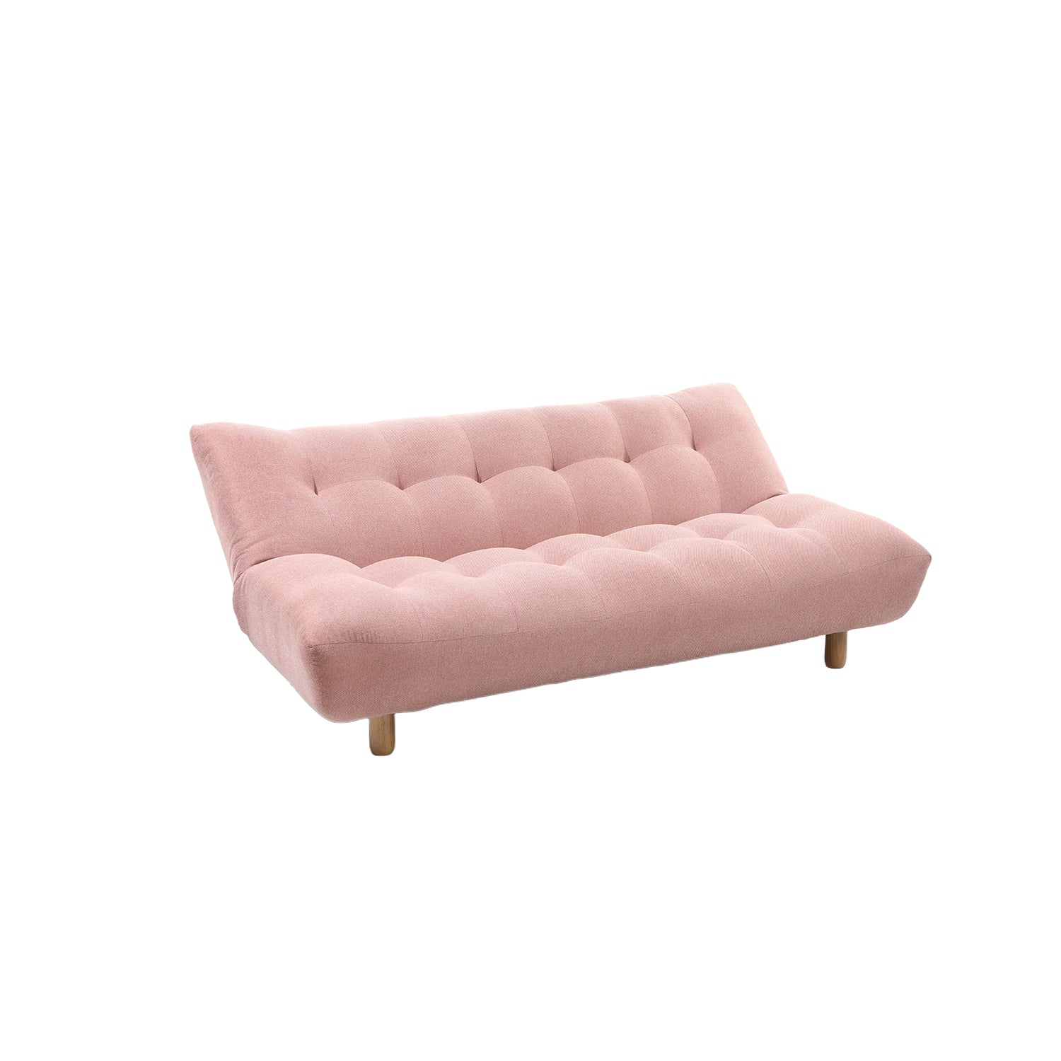 Sofá Cama Abby Boucle Rosado