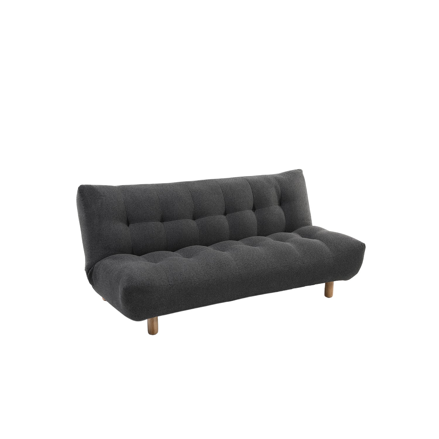 Sofá Cama Abby Boucle Gris Oscuro