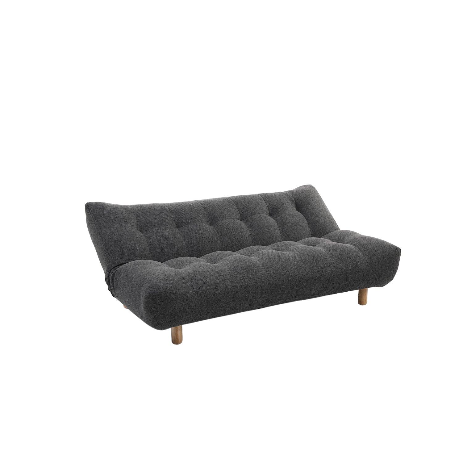 Sofá Cama Abby Boucle Gris Oscuro