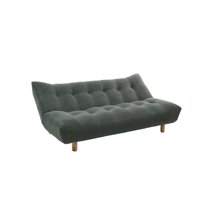 Sofá Cama Abby Boucle Verde Oscuro