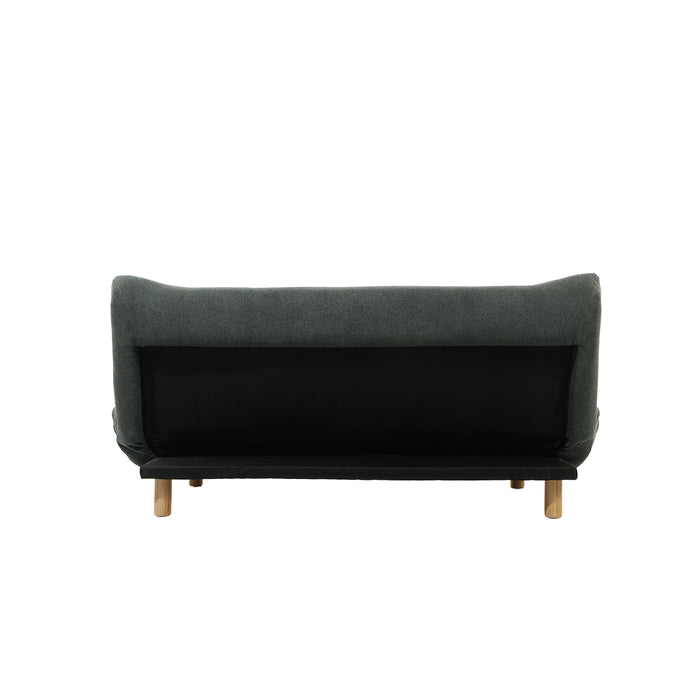 Sofá Cama Abby Boucle Verde Oscuro