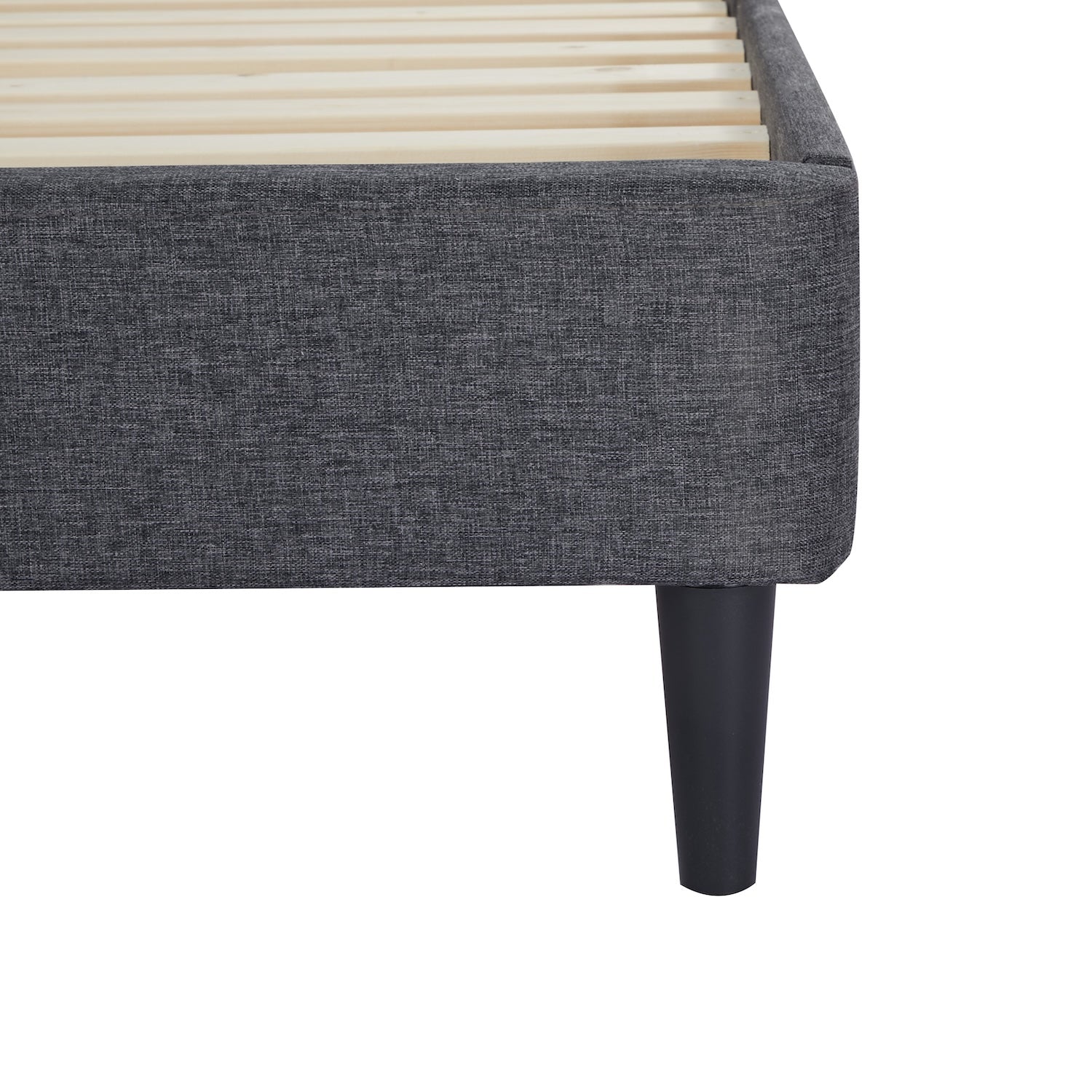 Cama Full Nala Microfibra Negro