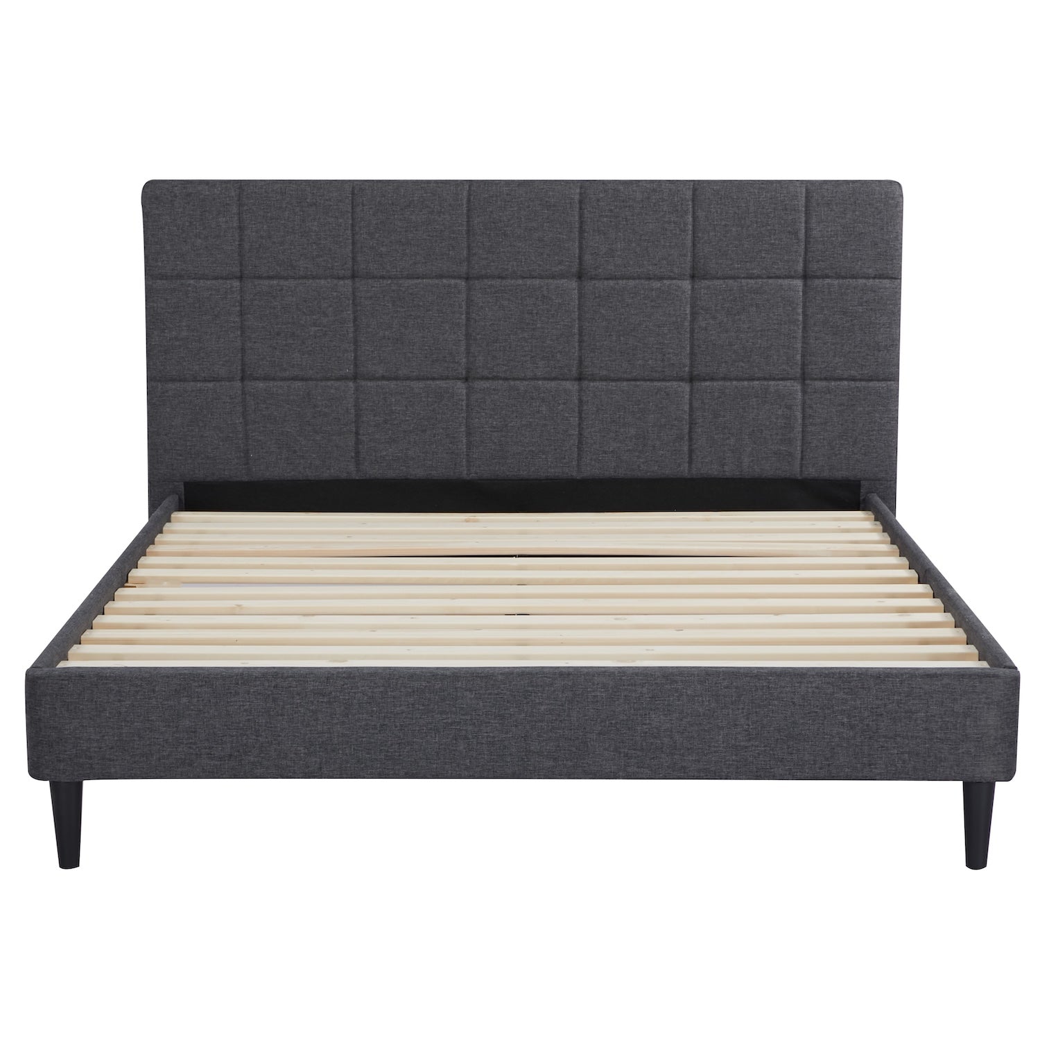 Cama Full Nala Microfibra Negro
