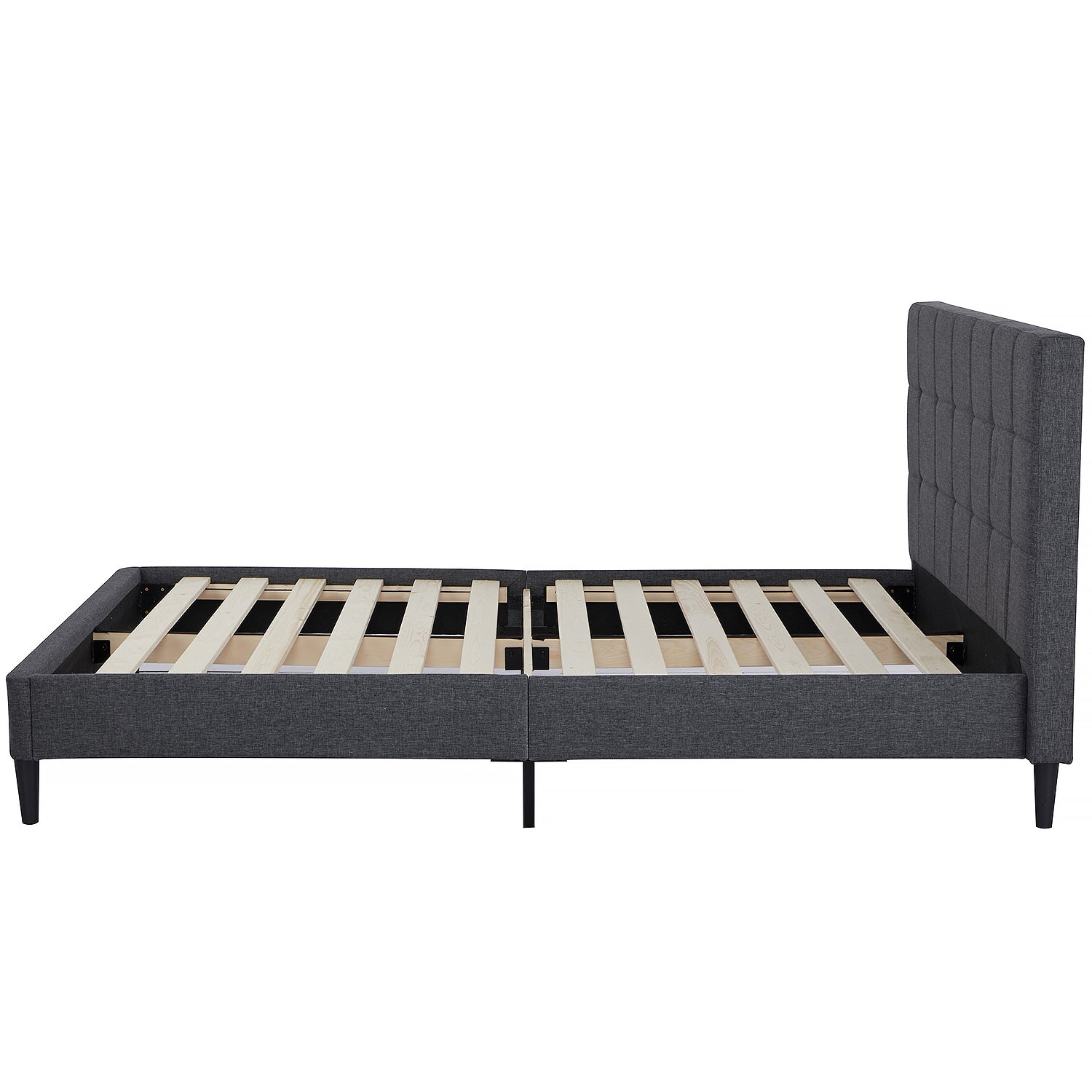 Cama Full Nala Microfibra Negro