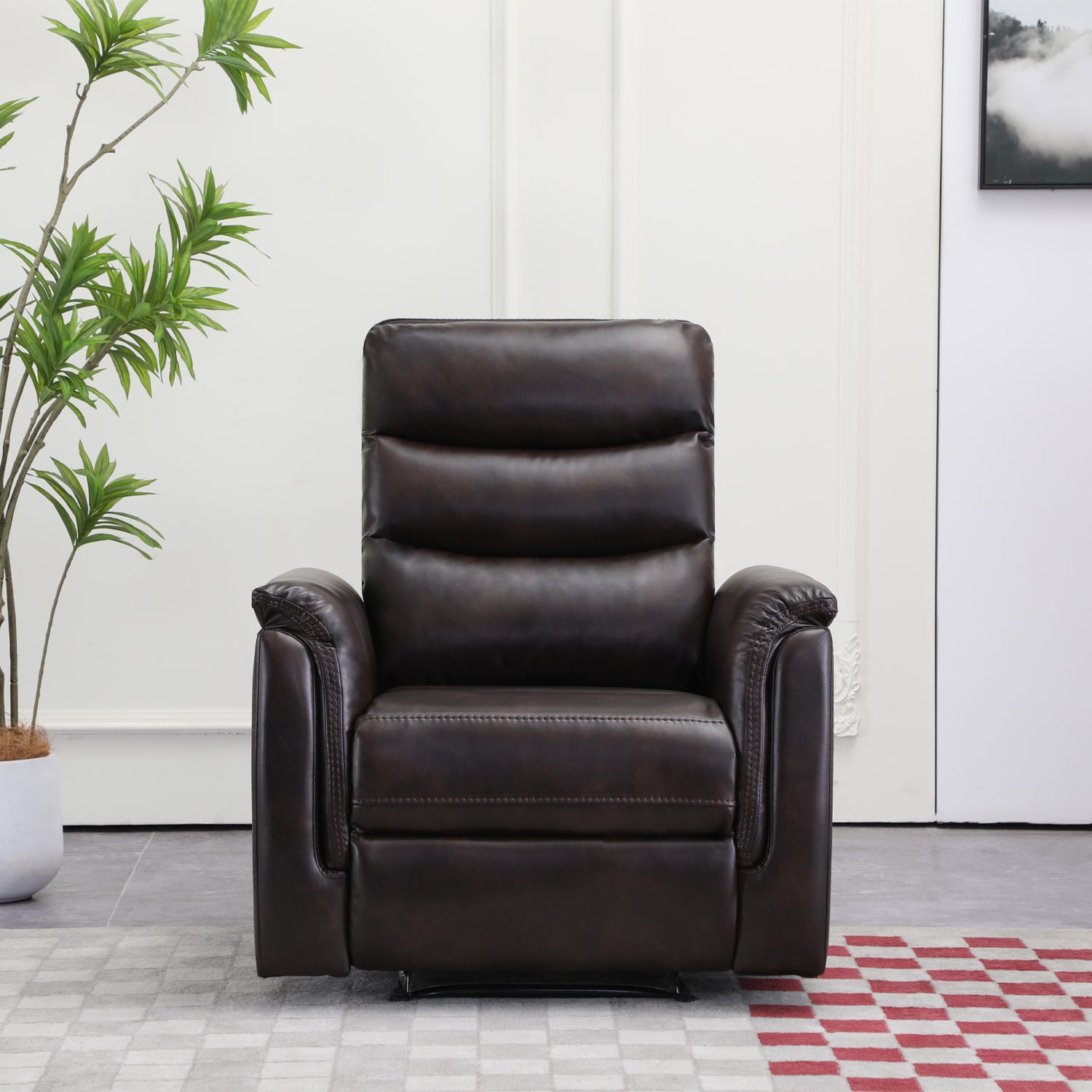 Sillón Reclinable Cook Eurocuero Chocolate