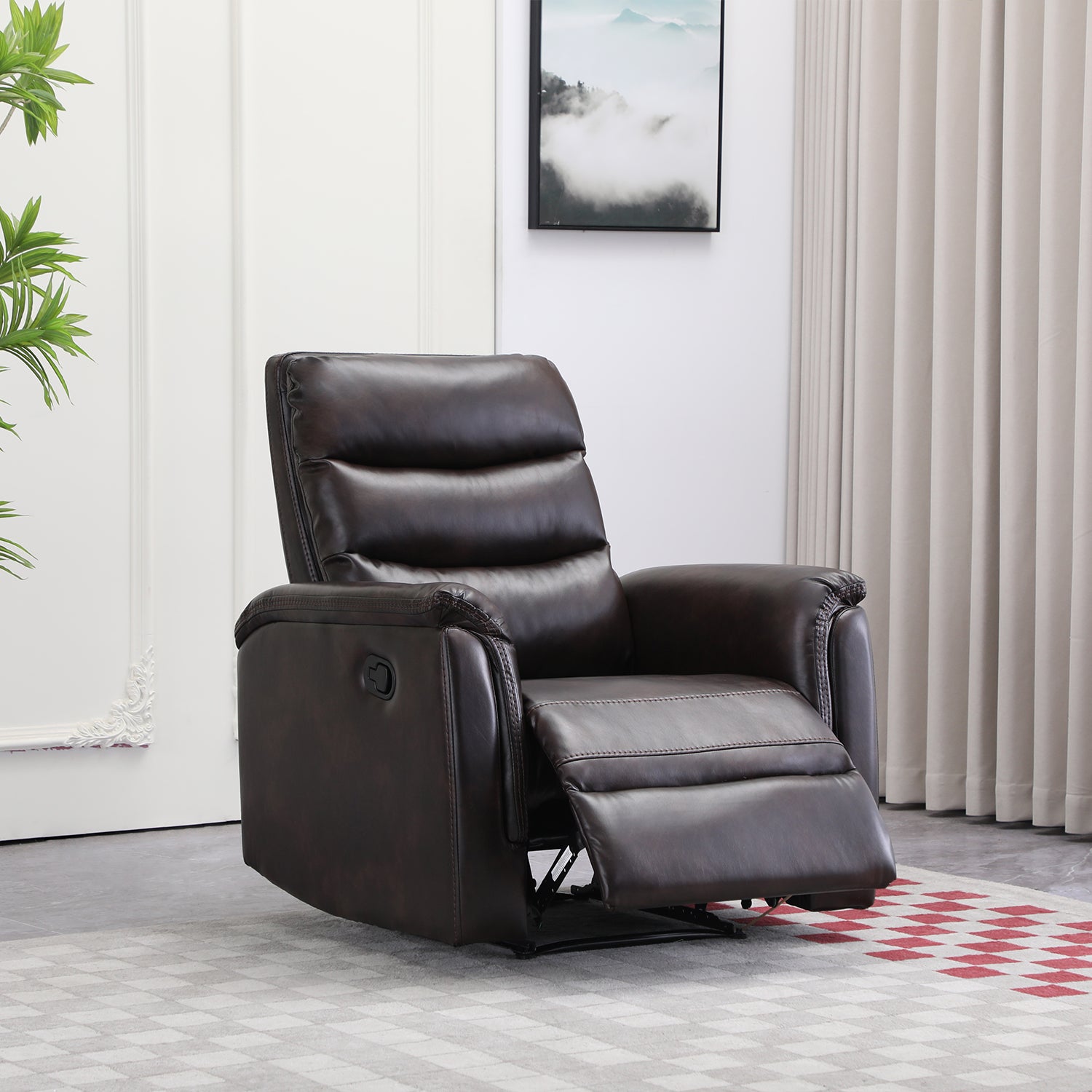 Sillón Reclinable Cook Eurocuero Chocolate