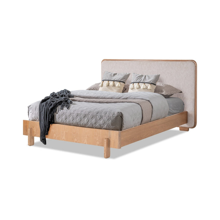 Cama King Donato Eurolino Marbella Marfil, Natural