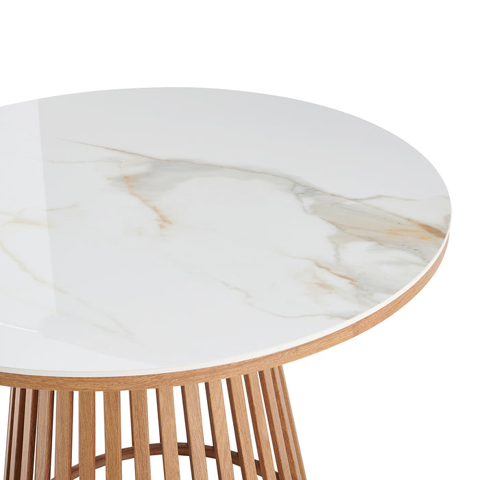 Comedor 4 Puestos Donato Beige, Natural Sinterizado