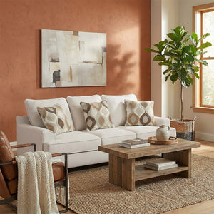 Sofá 3 Puestos Connor Lino Beige
