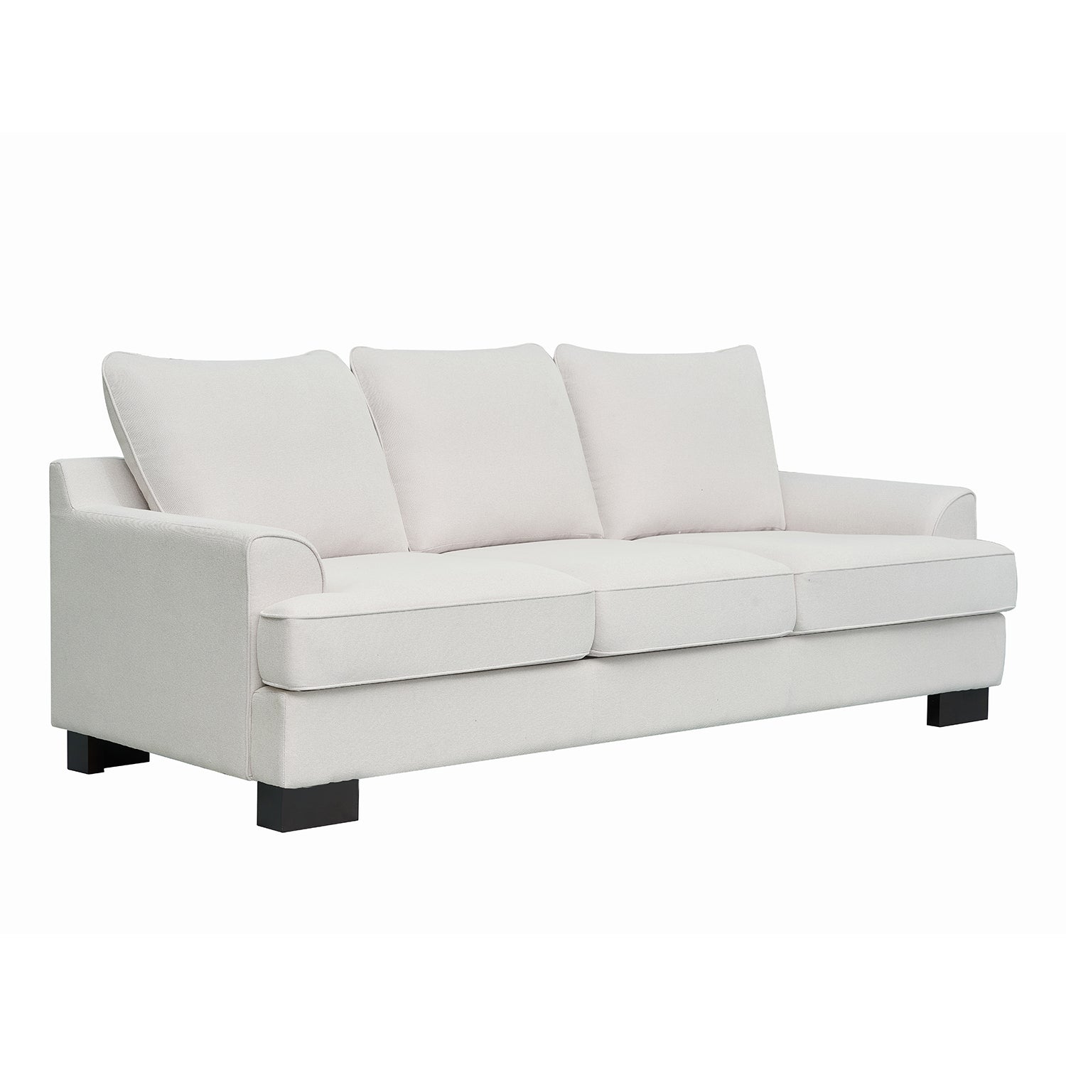 Sofá 3 Puestos Connor Lino Beige