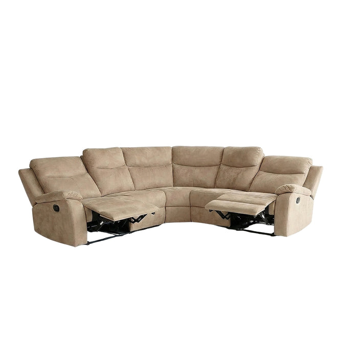 Sala Rinconera Reclinable Dallas Eurocuero Beige