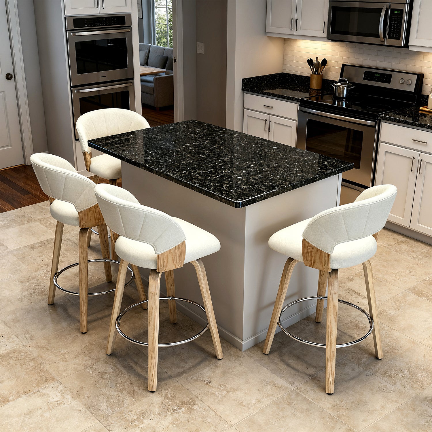 Silla Bar Paris Lino Beige