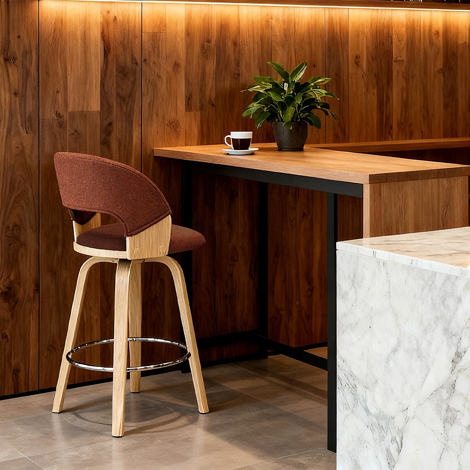 Silla Bar Paris Lino Terra