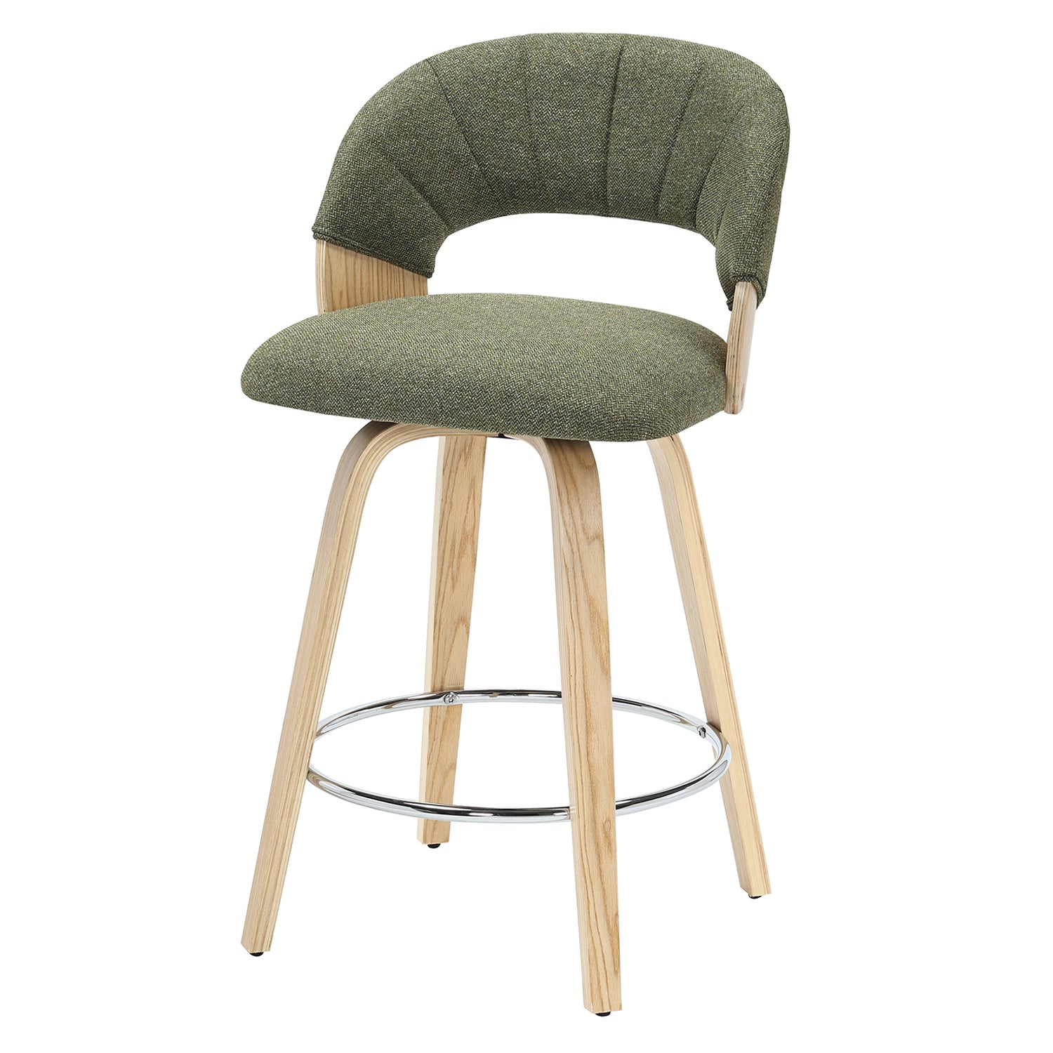 Silla Bar Paris Lino Verde