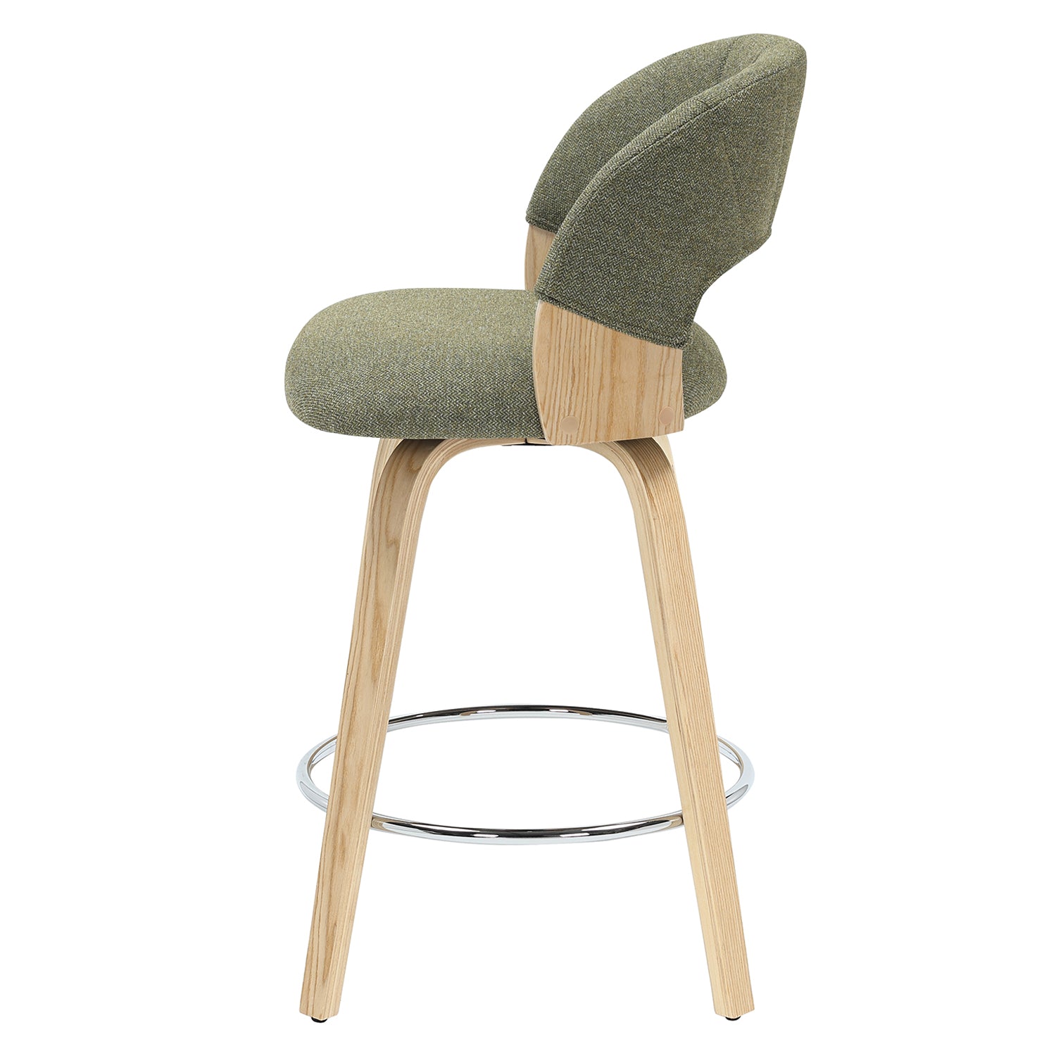 Silla Bar Paris Lino Verde