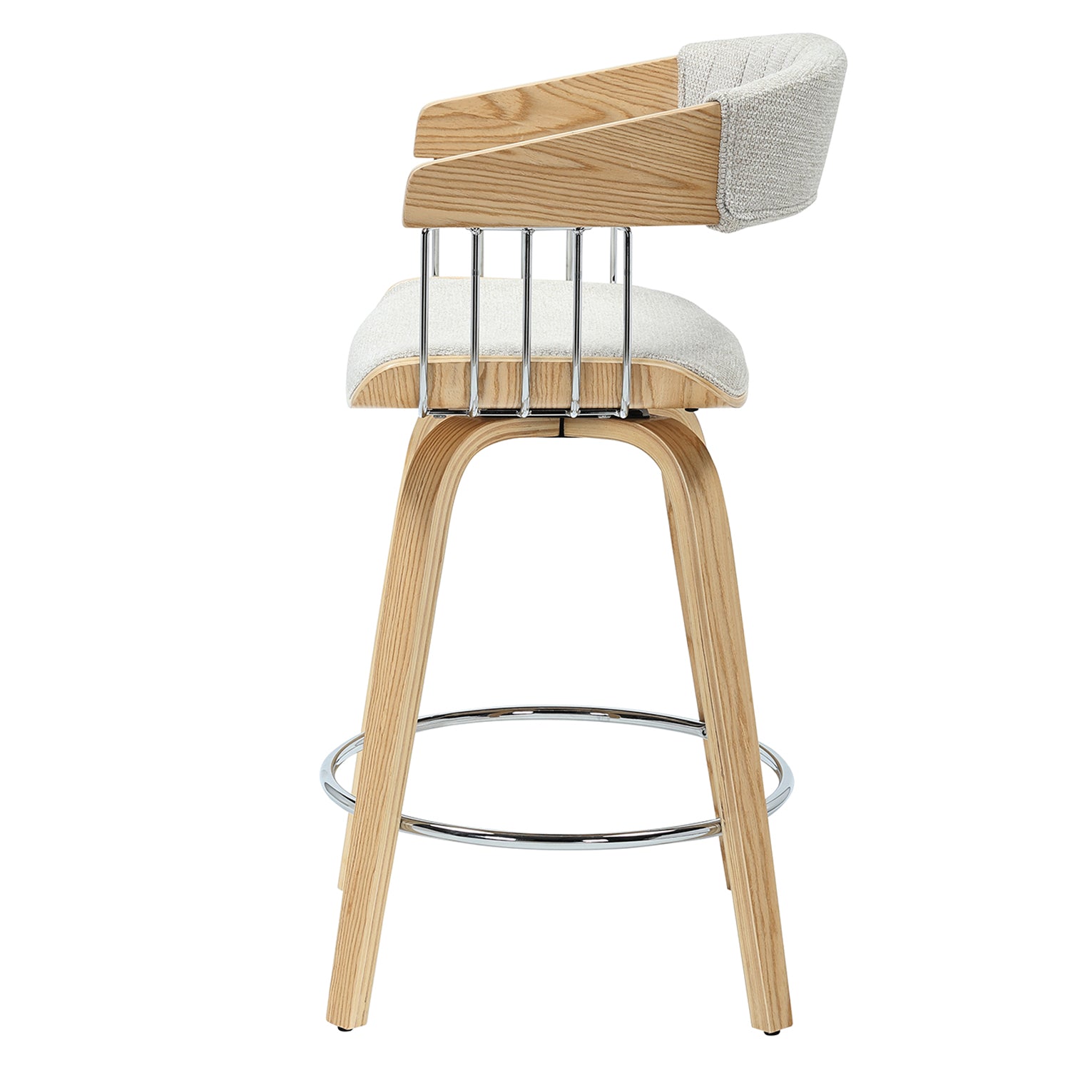 Silla Bar Patty Microfibra Beige
