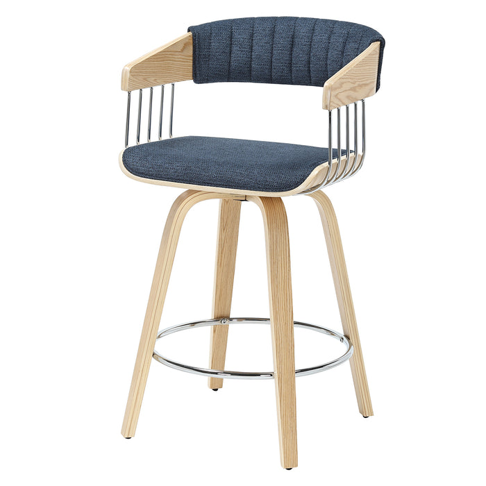 Silla Bar Patty Microfibra Navy