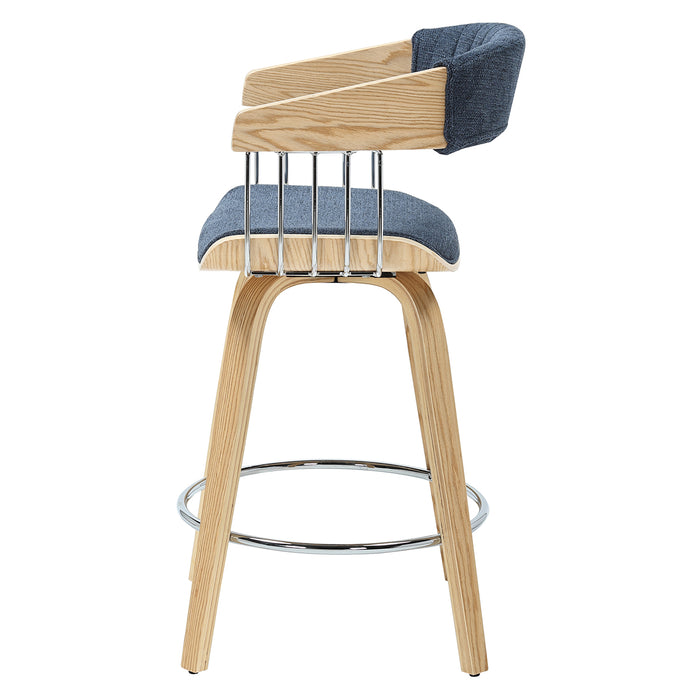 Silla Bar Patty Microfibra Navy
